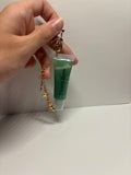 Mint lip gloss keychain ￼